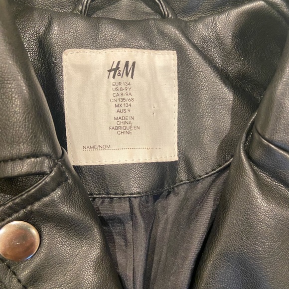 Girls H&M Moto jacket - Picture 2 of 2